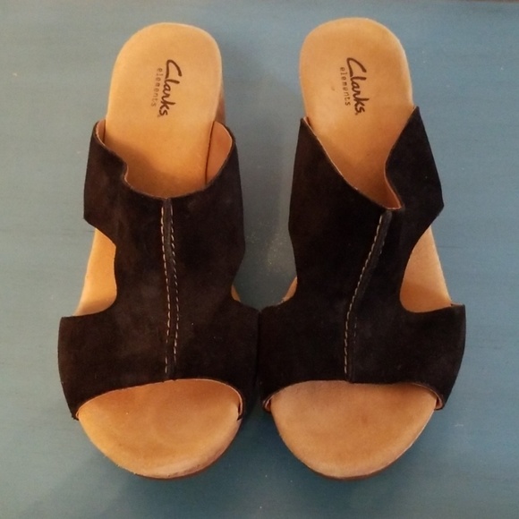 Clarks suede wedges - Picture 3 of 4